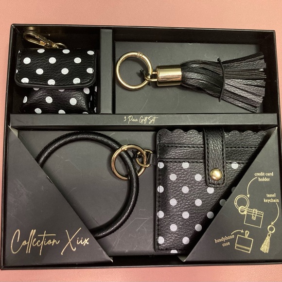 Collection XIIX Polka Dot 3 piece gift set - Picture 1 of 3